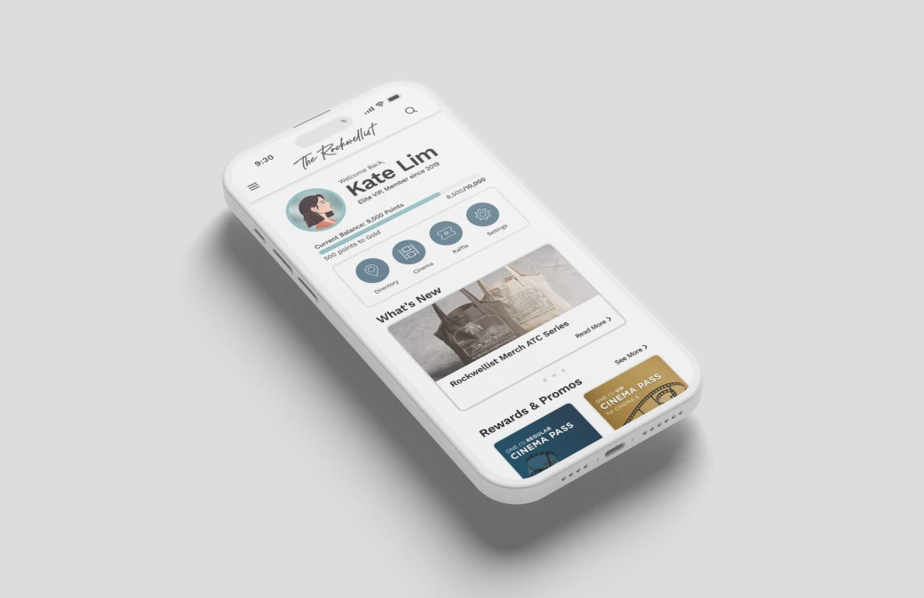 The Rockwellist lifestyle and rewards mobile app